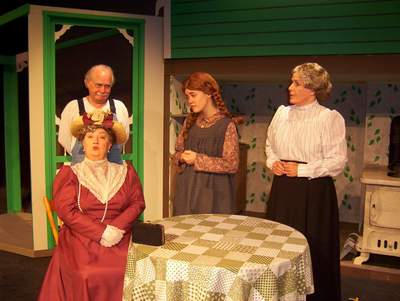 Blair as Anne Shirley in Anne of Green Gable at the Stirling Festival Theatre