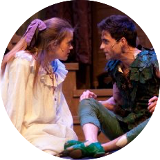 Blair in Peter Pan at Neptune Theatre with Stephen Roberts